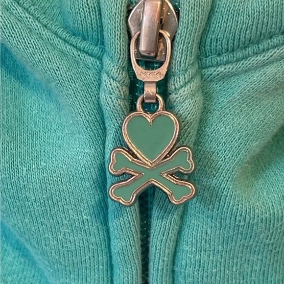 Tokidoki Teal Hoodie with Rainbow Design - Picture 6 of 15